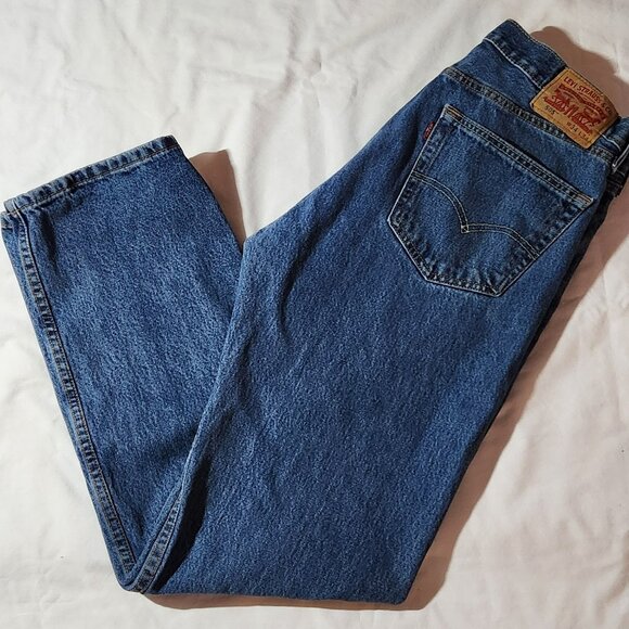 Levi's 505 jeans sz 34 X 34 Straight leg well loved great for work - Picture 1 of 3